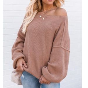 Brand new sweater. Never worn. Bought off a online boutique unable to return it.